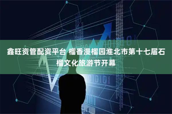 鑫旺资管配资平台 榴香漫榴园淮北市第十七届石榴文化旅游节开幕